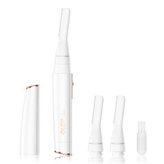 OLOV slim face hair remover with pivoting head for precise contour trimming