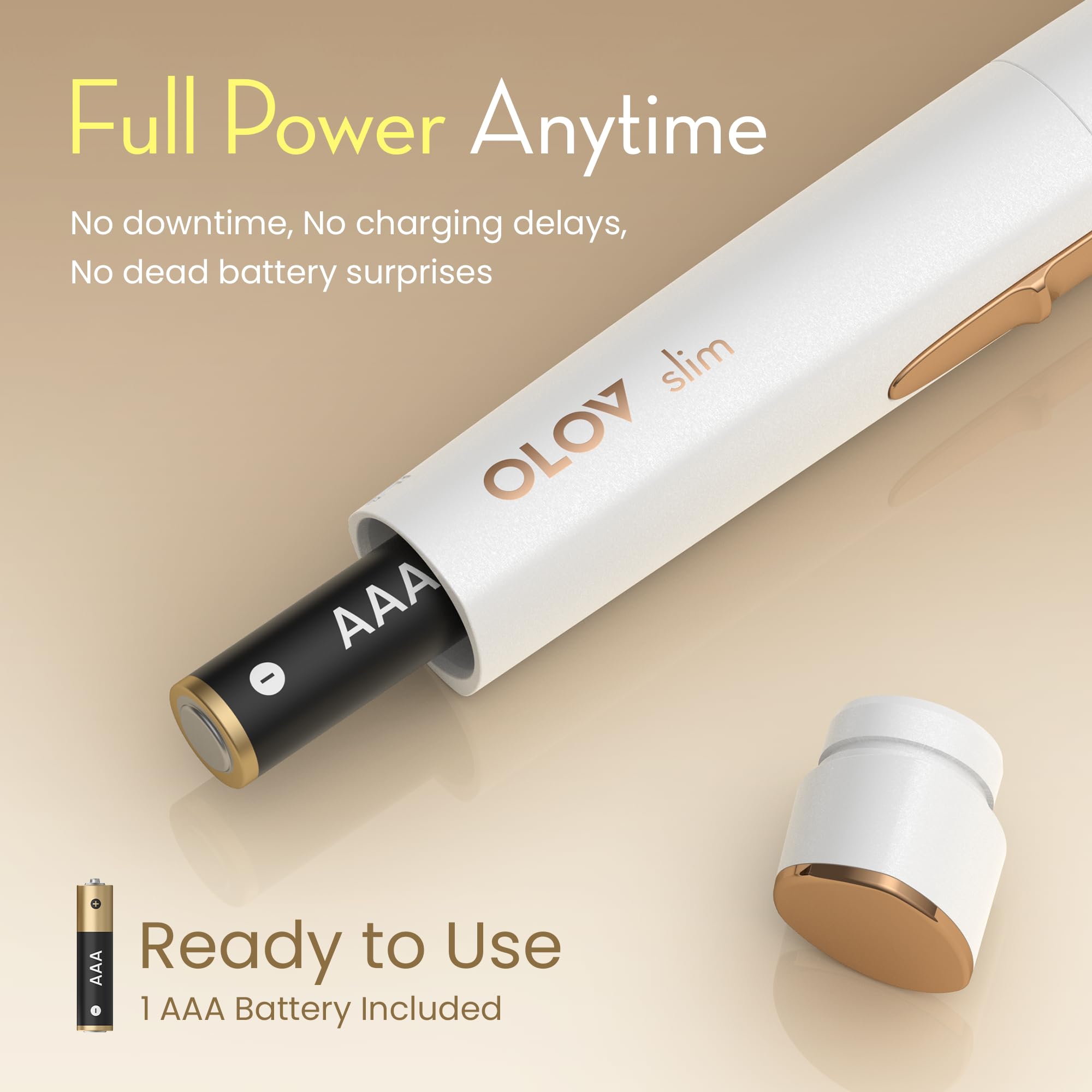 OLOV slim two replaceable blades for long-lasting performance