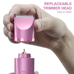 OLOV USB recharge dock keeps the trimmer charged and ready