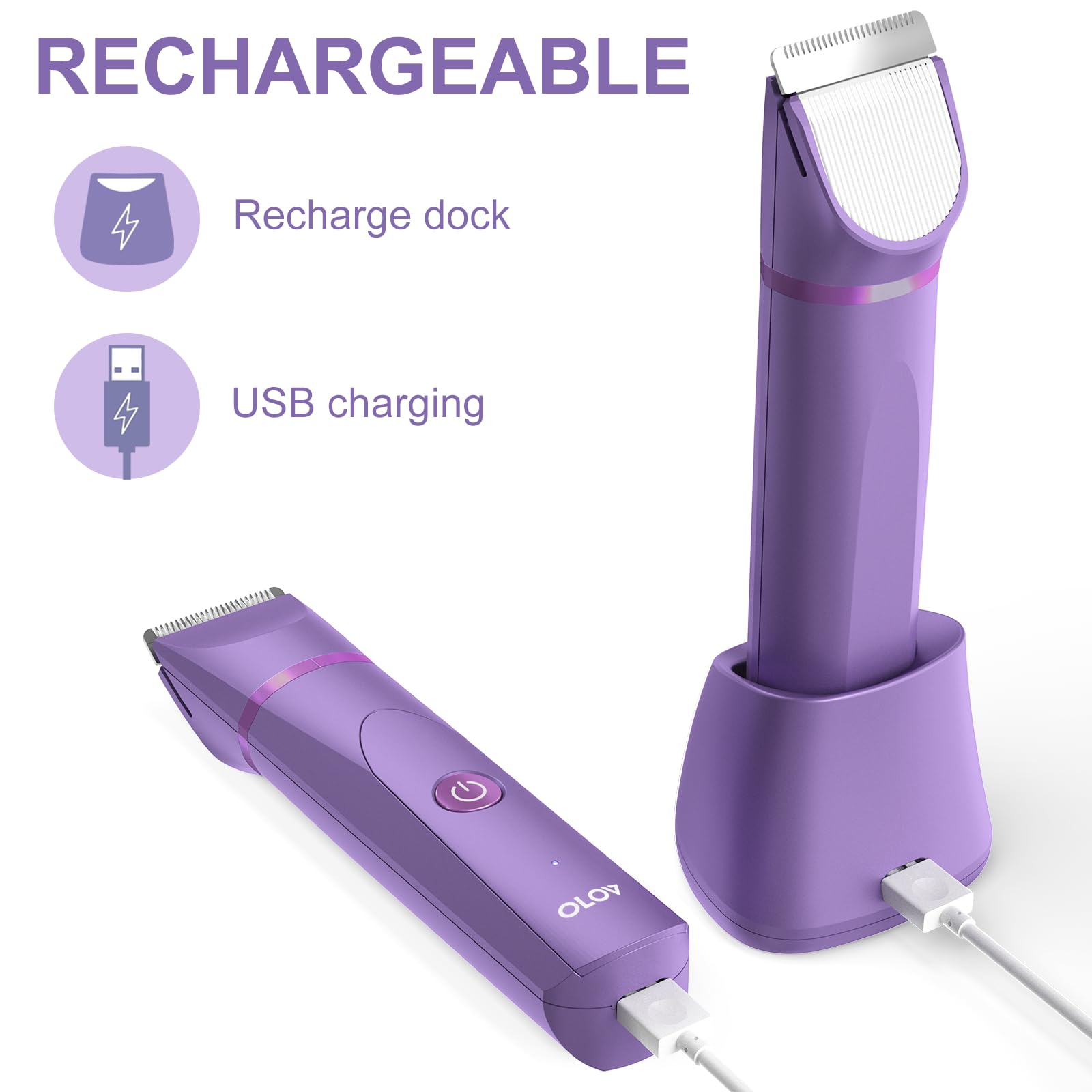 OLOV USB recharge dock for quick power on the go