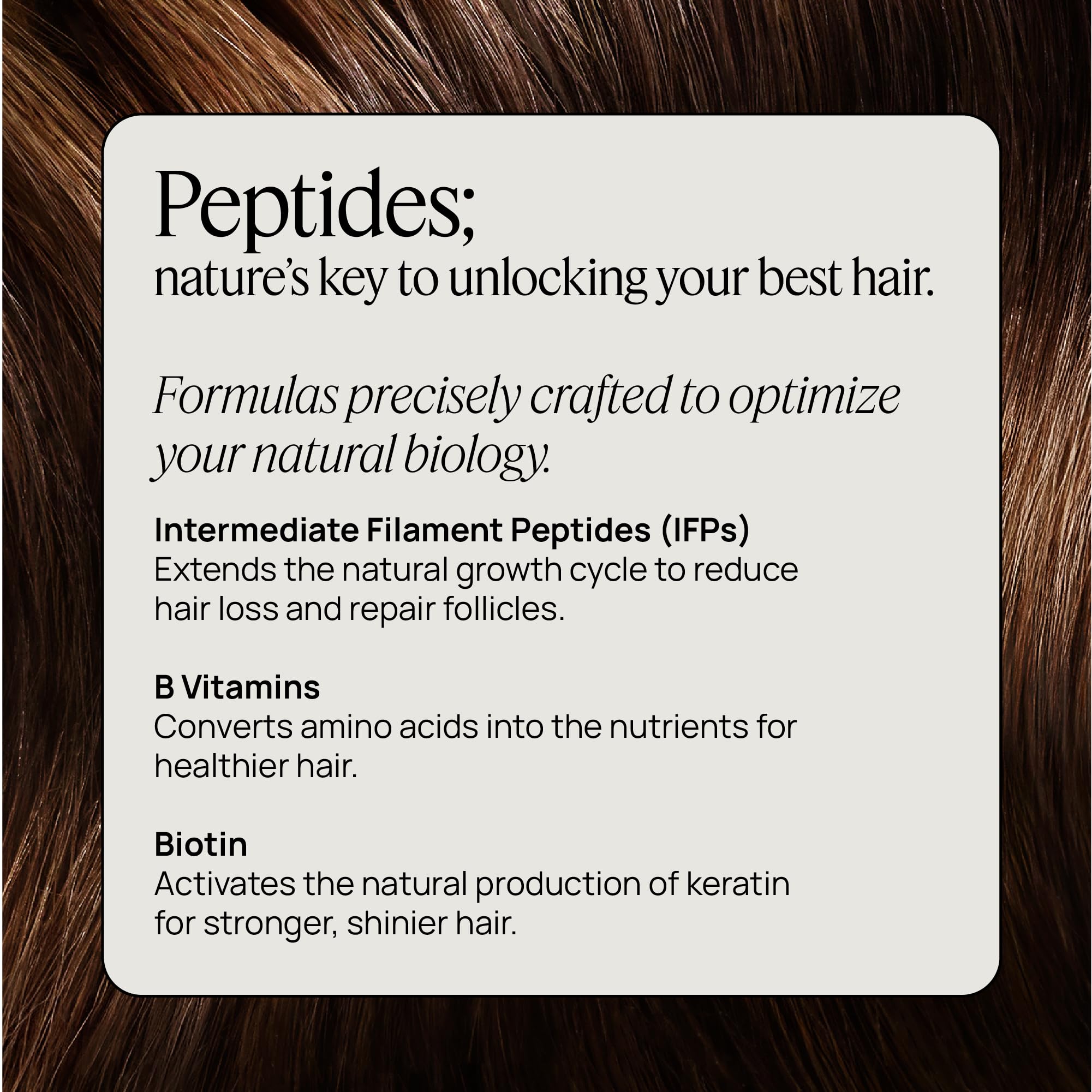 OMI WellBeauty formulation close-up highlighting patented peptides
