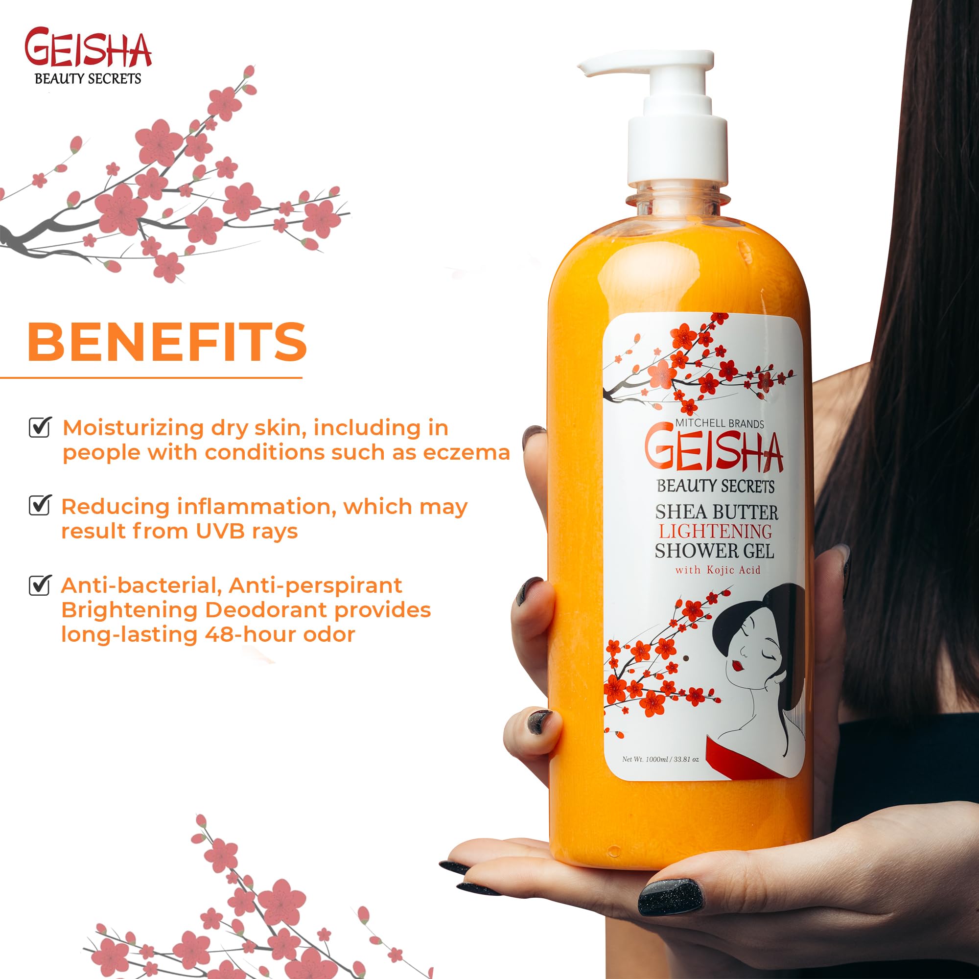 OMIC Geisha: contiene aceite de coco para una textura sedosa.