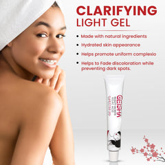 Uso en cuerpo con gel ligero que hidrata sin grasa de OMIC Geisha.