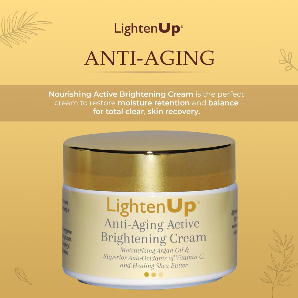 Label highlights argan oil and shea butter as nourishing ingredients in OMIC Lighten-Up.