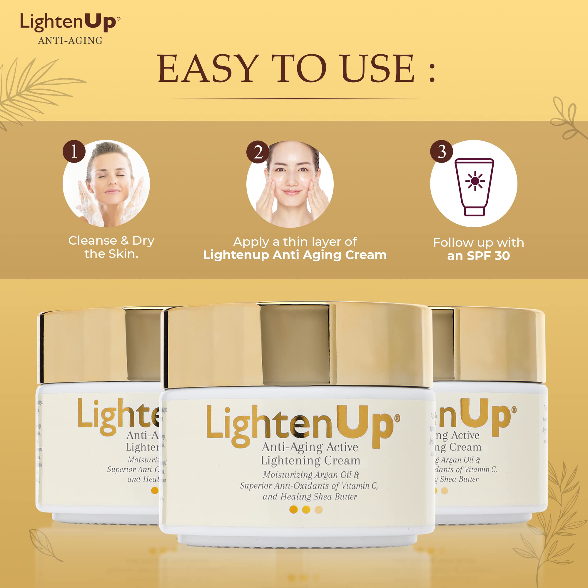 Concept image suggesting improved skin clarity with OMIC Lighten-Up.