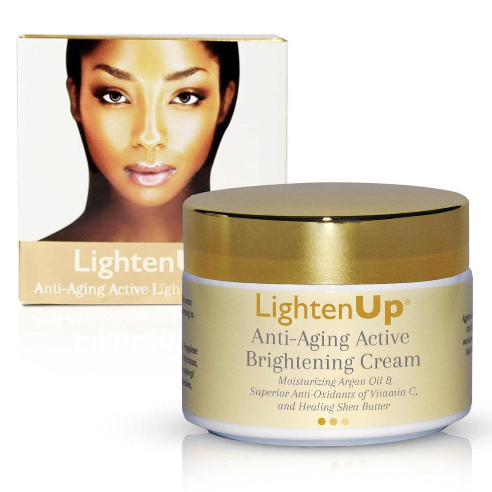 OMIC Lighten-Up packaging showing premium jar and label.