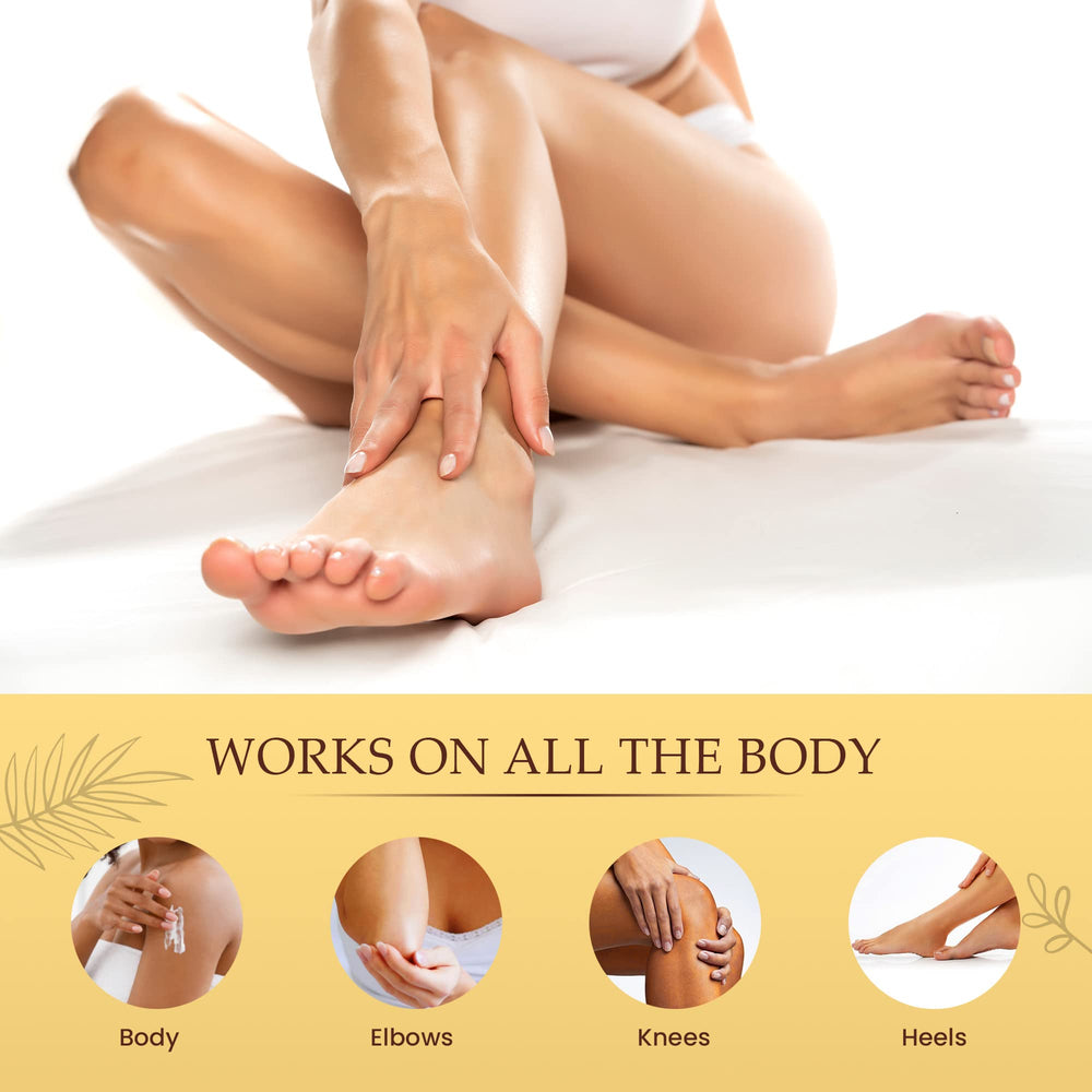 OMIC Lighten-Up ingredients image highlights shea butter and argan oil for nourishing hydration.