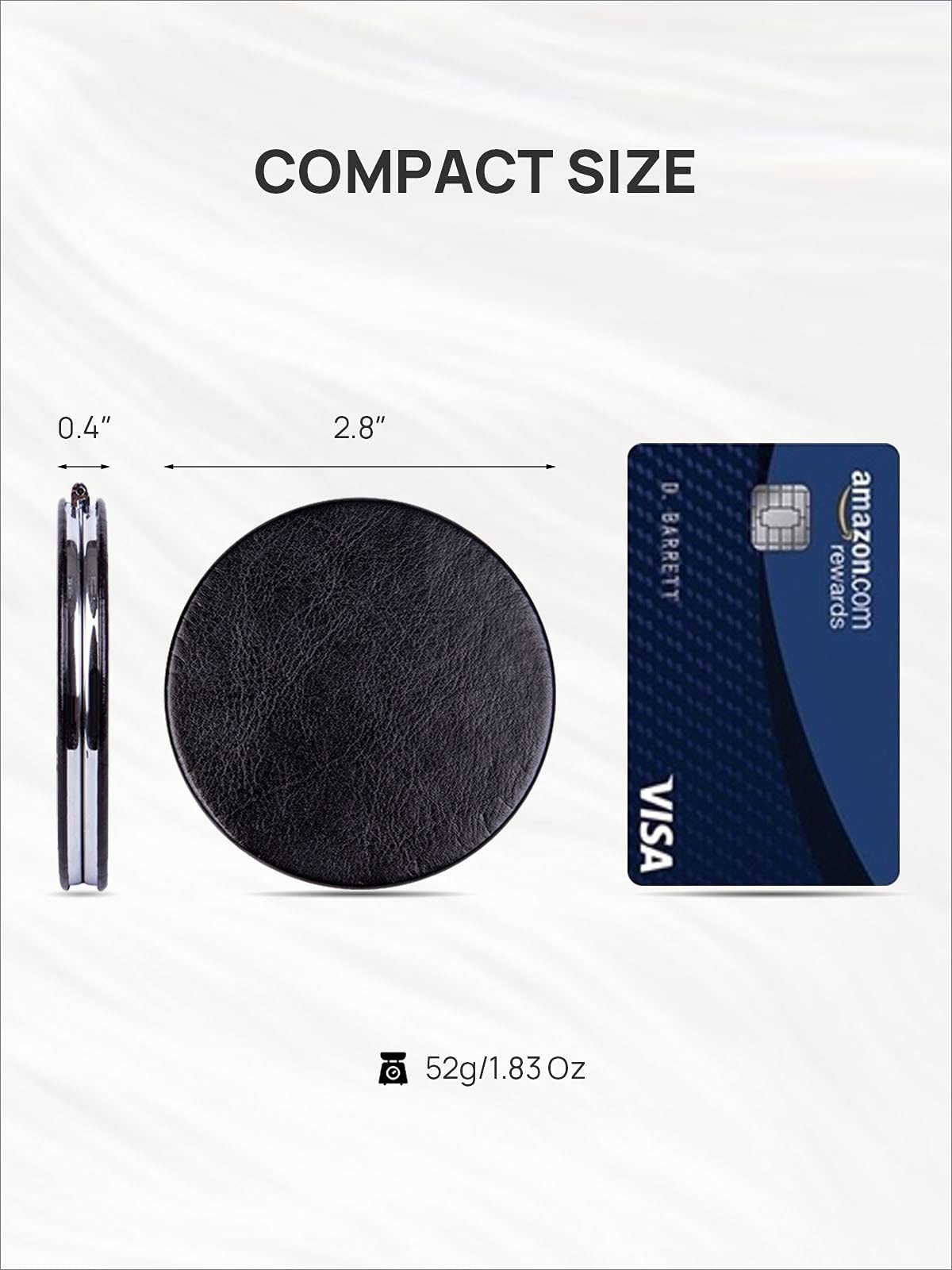OMIRO 1x-10x magnification mirror ideal for precise makeup application
