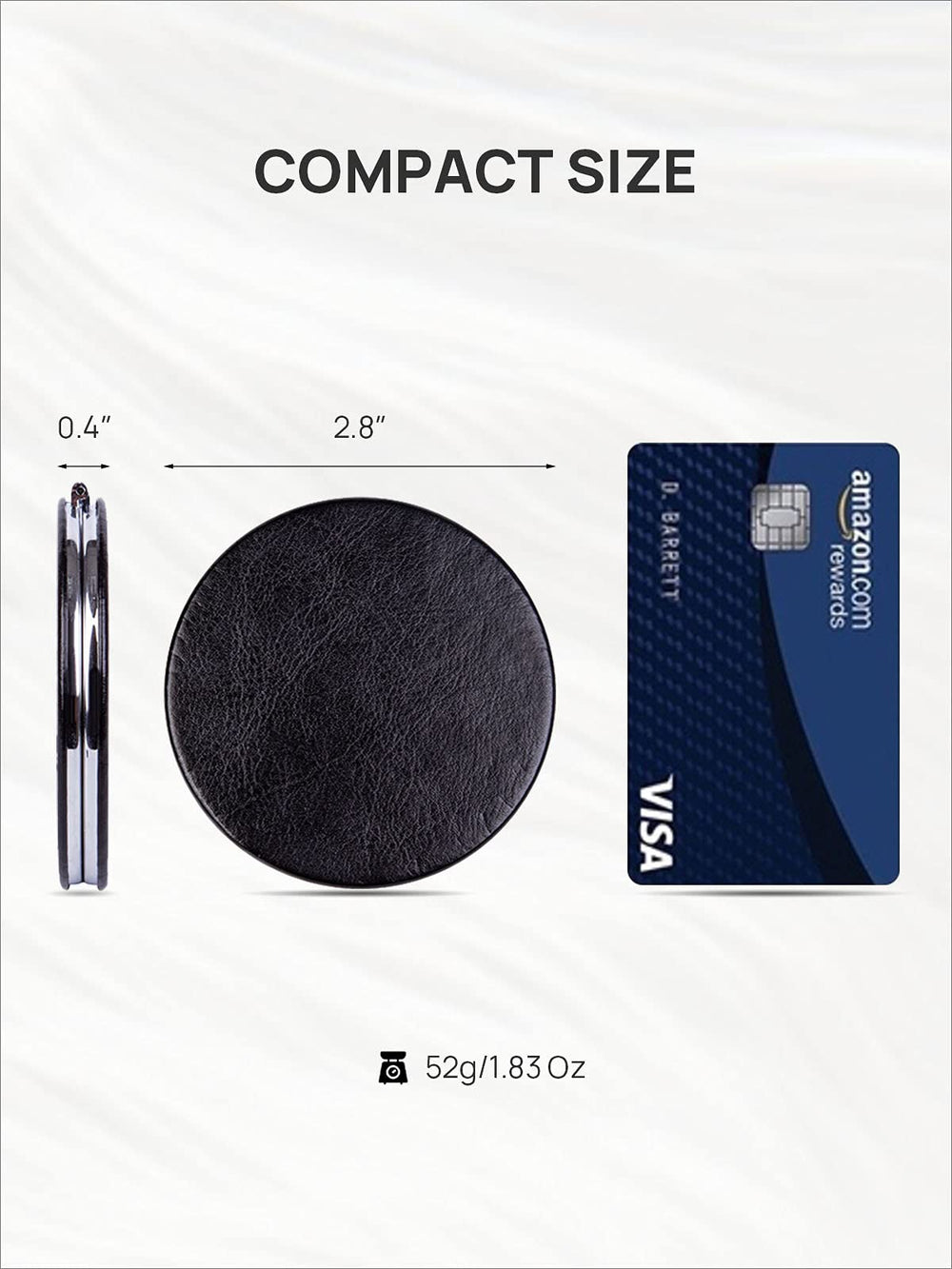 OMIRO 1x-10x magnification mirror ideal for precise makeup application