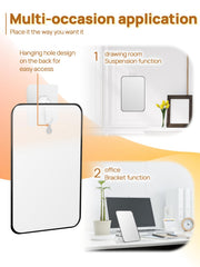 OMIRO desk makeup mirror hanging hole for wall mounting