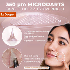 OMMA 17mm zit sticker size for early-stage blemishes.