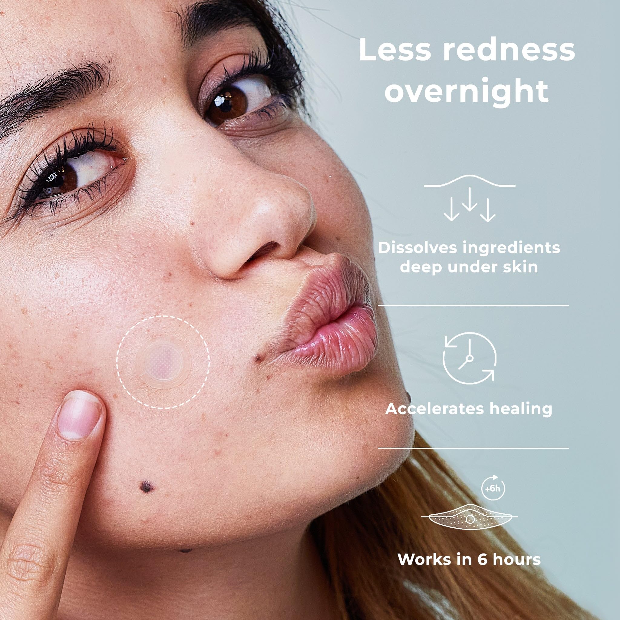 OMMA tea tree and salicylic acid ingredients support spot treatment.