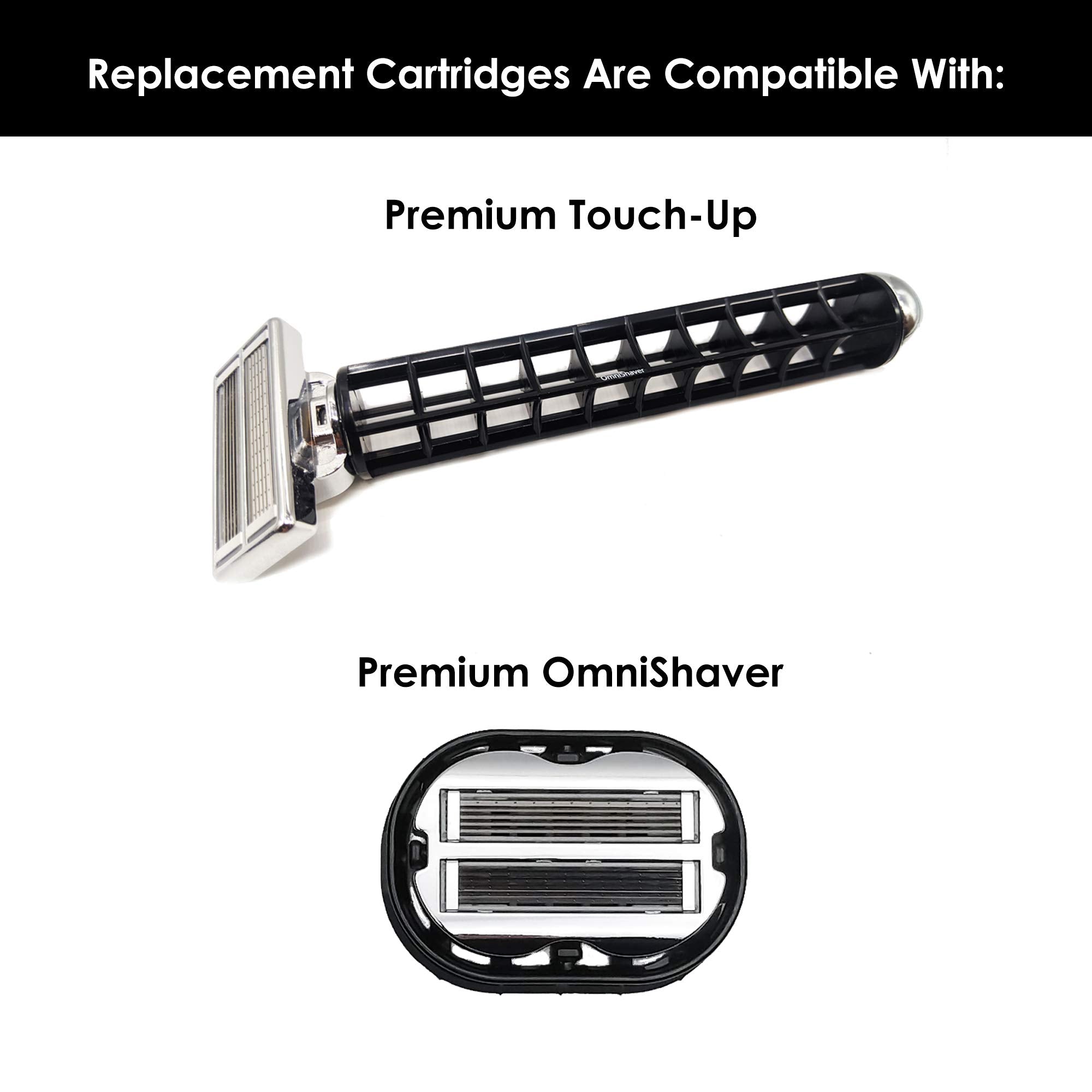 OmniShaver blade removal tool close-up showing convenient maintenance.