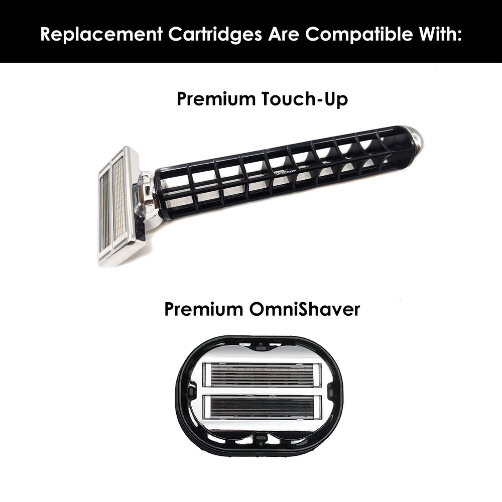 OmniShaver blade removal tool close-up showing convenient maintenance.