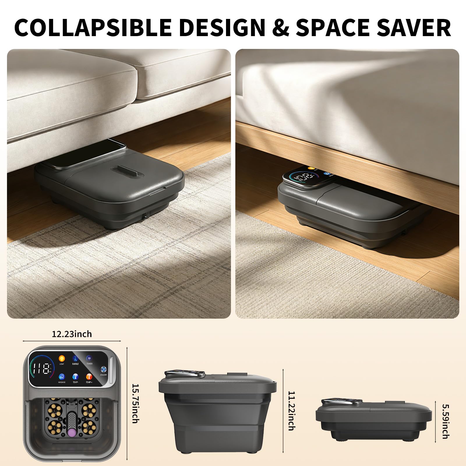 Omnqira built-in support rod prevents folding during use
