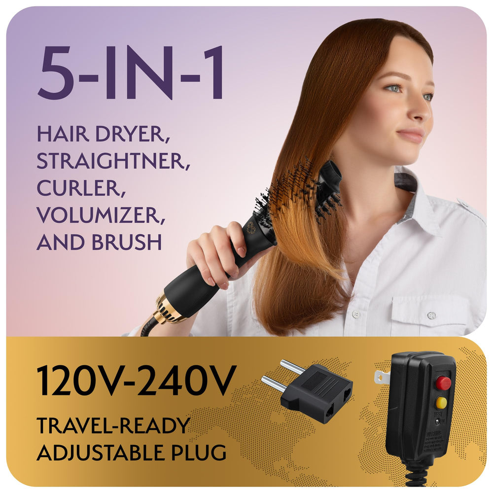 OMOteam dual voltage switch supports 110-120V and 220-240V travel