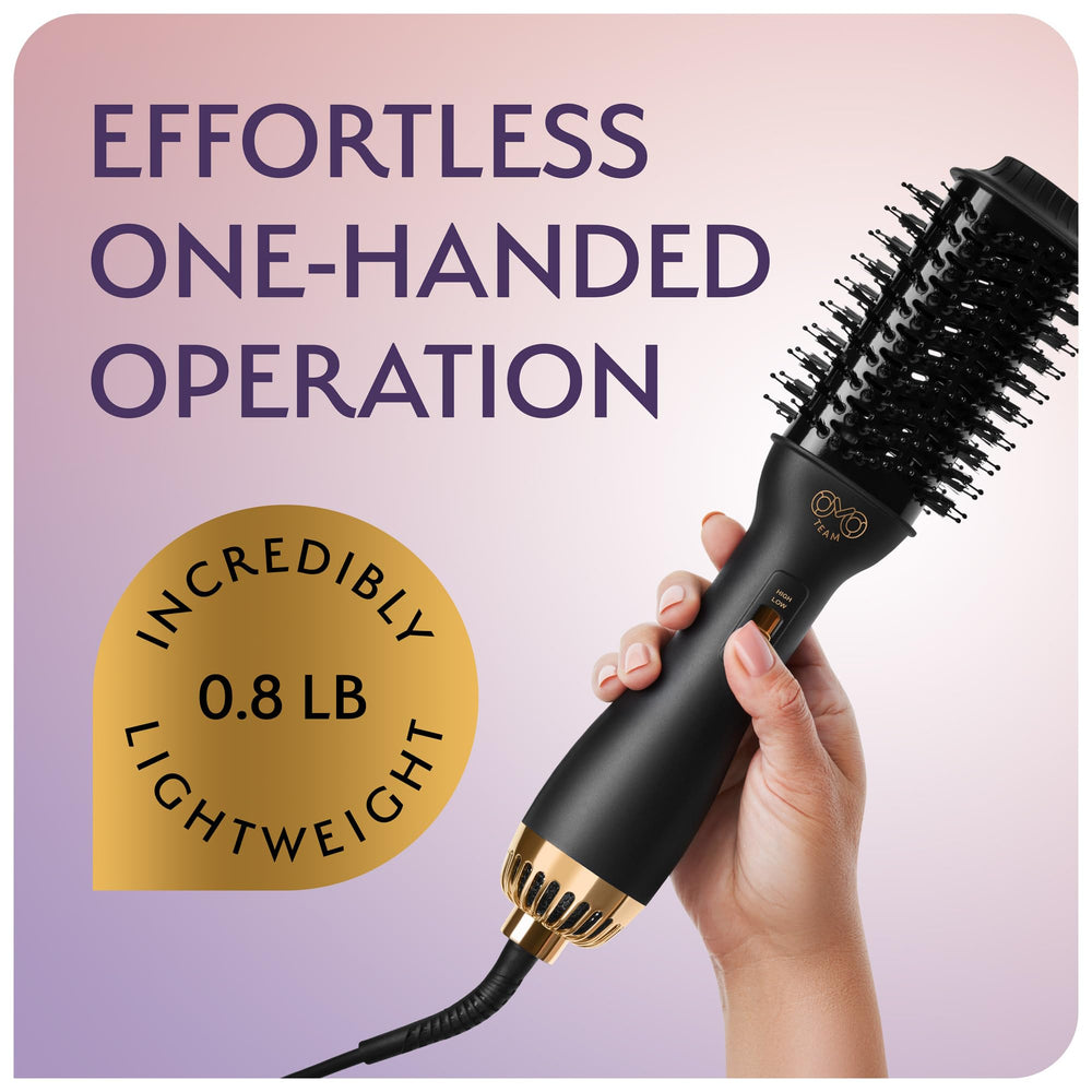 OMOteam ergonomic handle with 360-degree swivel cord for comfortable styling