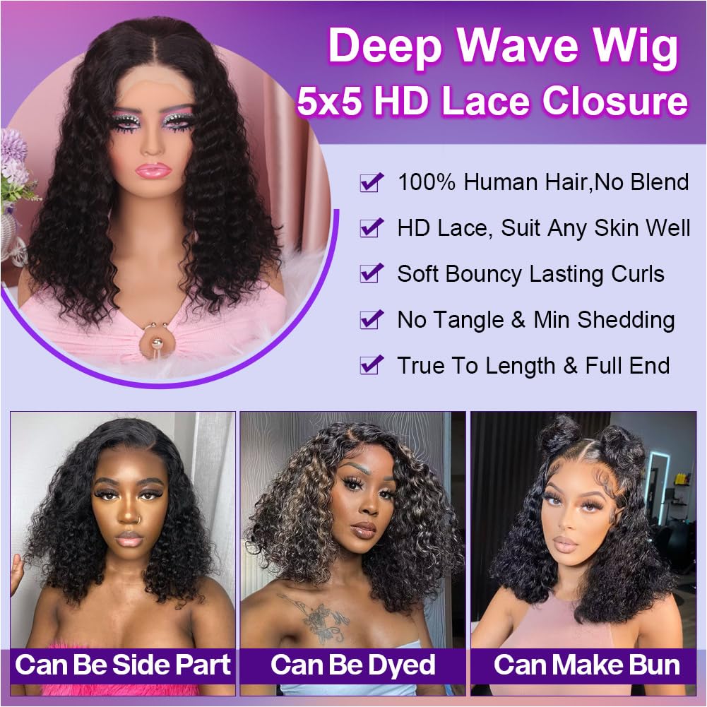 Omswet 1B length bob wig offers true length and easy styling.