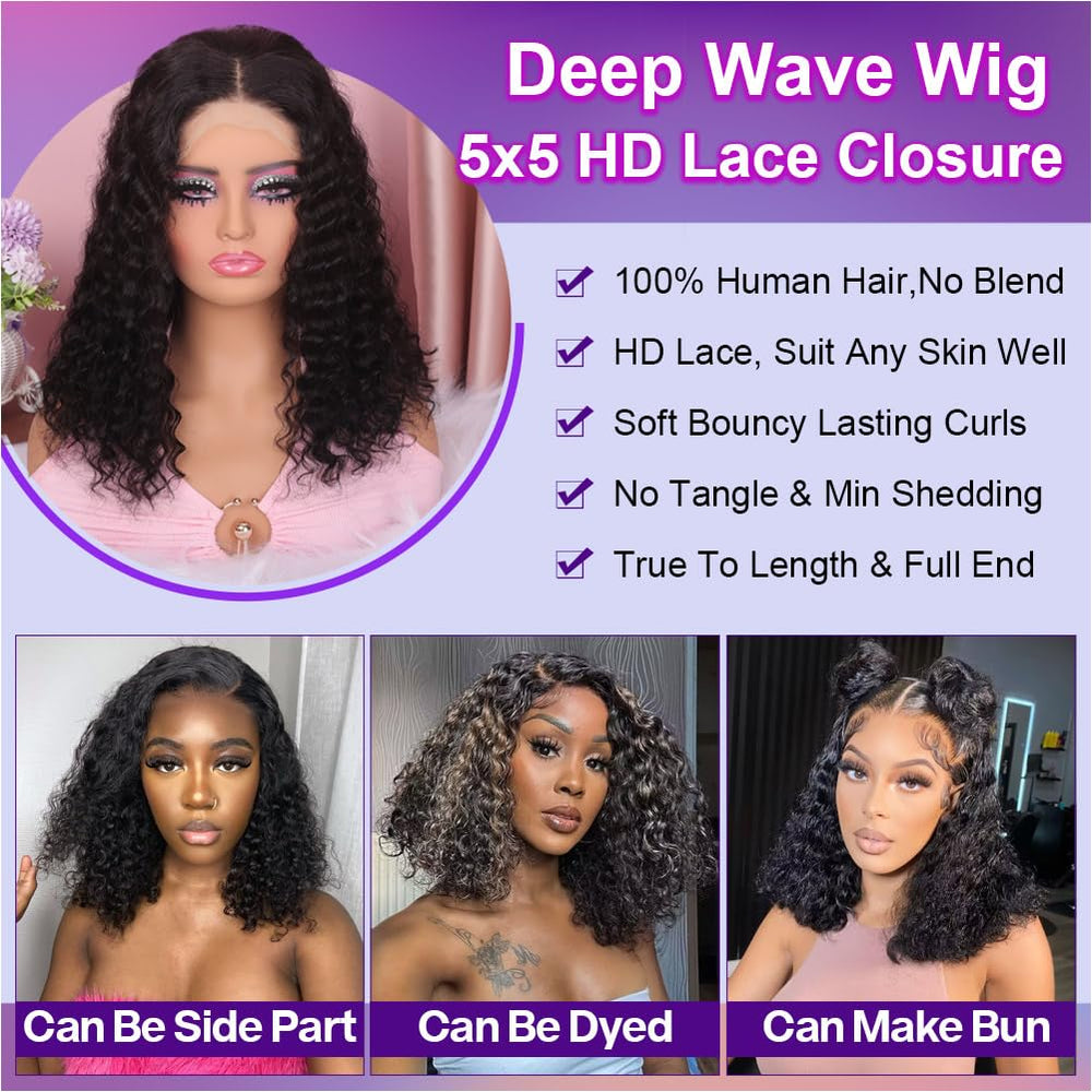 Omswet 1B length bob wig offers true length and easy styling.