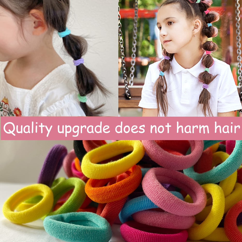Omszte seamless hair ties prevent snagging during daily kid hairstyles