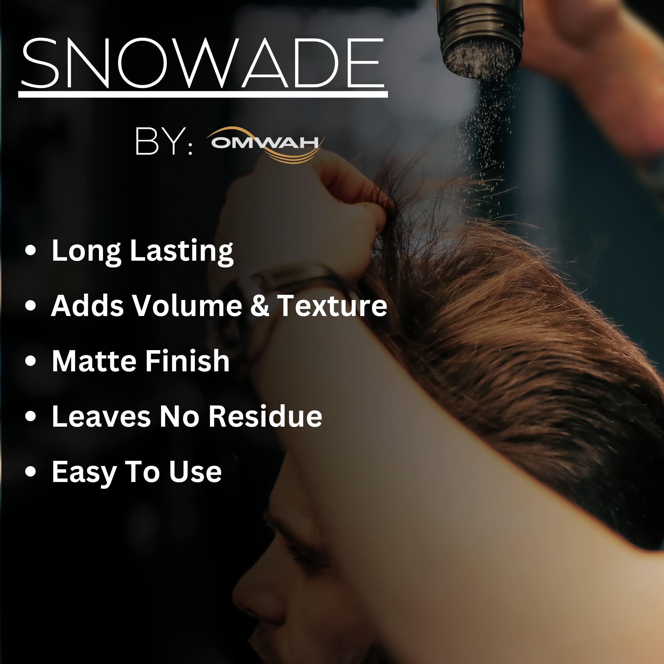 OMWAH Snowade, envase de 25 g práctico para viajar.
