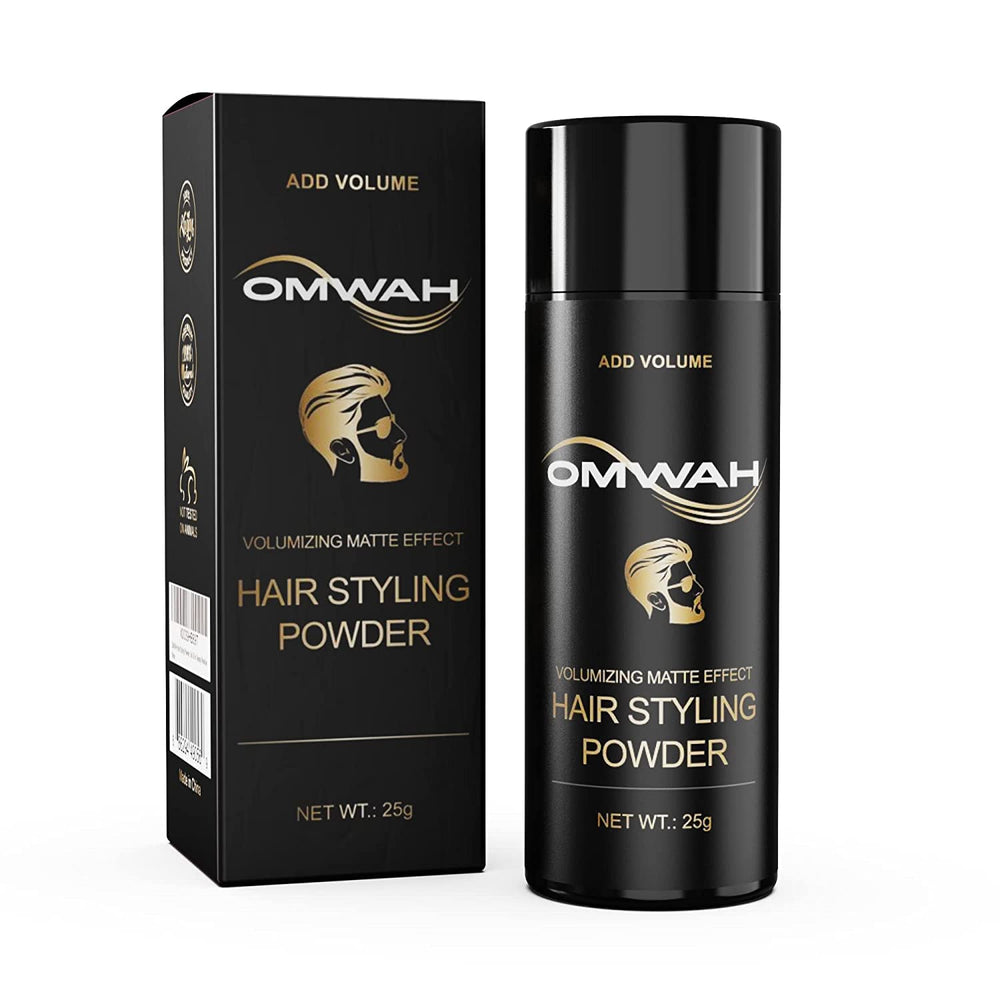 OMWAH Snowade, polvo peinado natural para un acabado ligero y sin grasa.