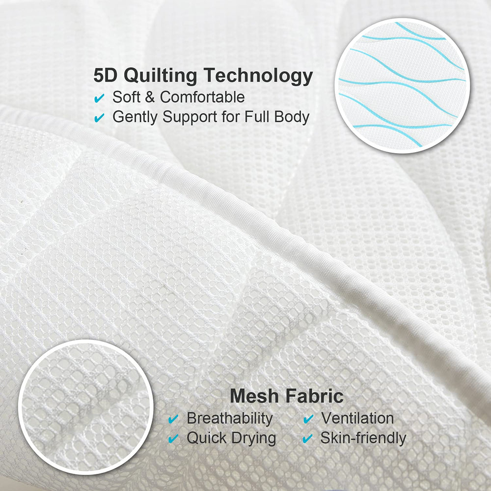 OMYSTYLE 5D air mesh fabric detail highlighting breathable and quick drying features