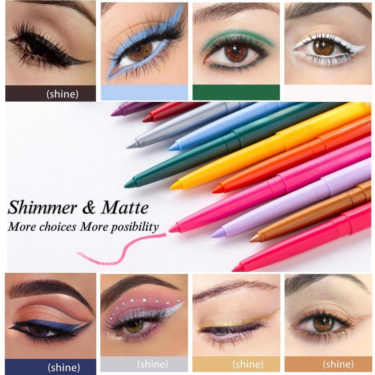 ONarisae smudge-proof eyeliner offers long-lasting wear