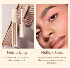 ONarisae sombra líquida mate – aplicación suave y estable para ojos sin parpadeo.