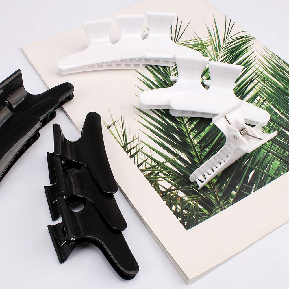 Ondder butterfly clips in black or white for subtle styling