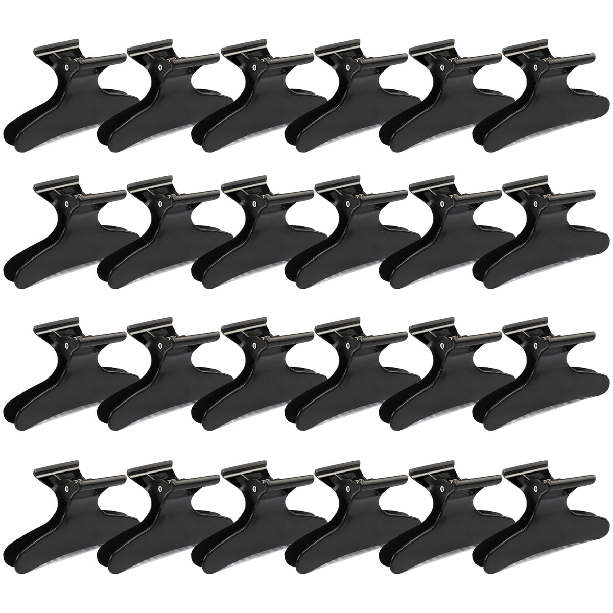 Ondder clips mariposa negra para corte y seccionado con agarre seguro.
