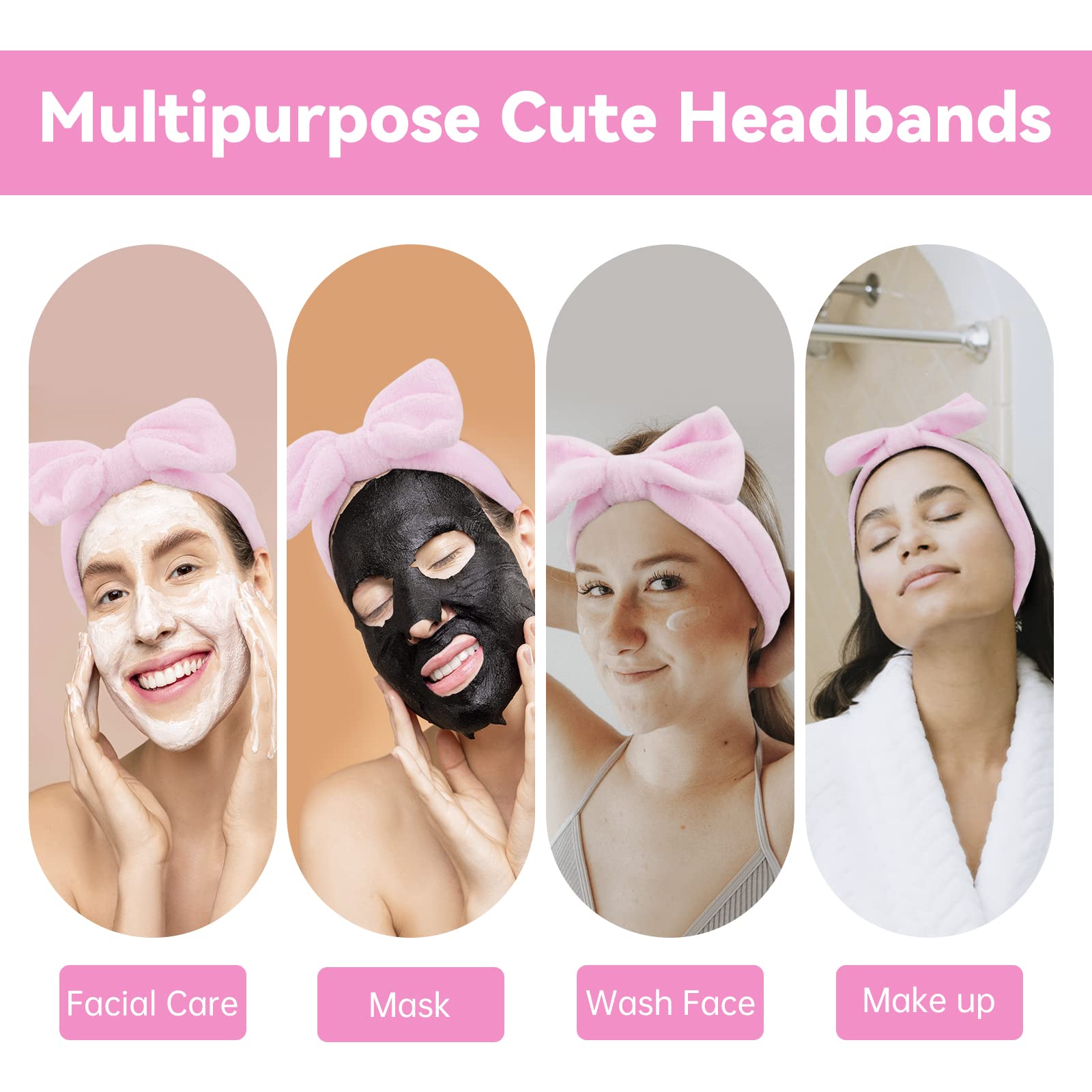 Ondder diadema spa lazo adorable añade estilo cómodo