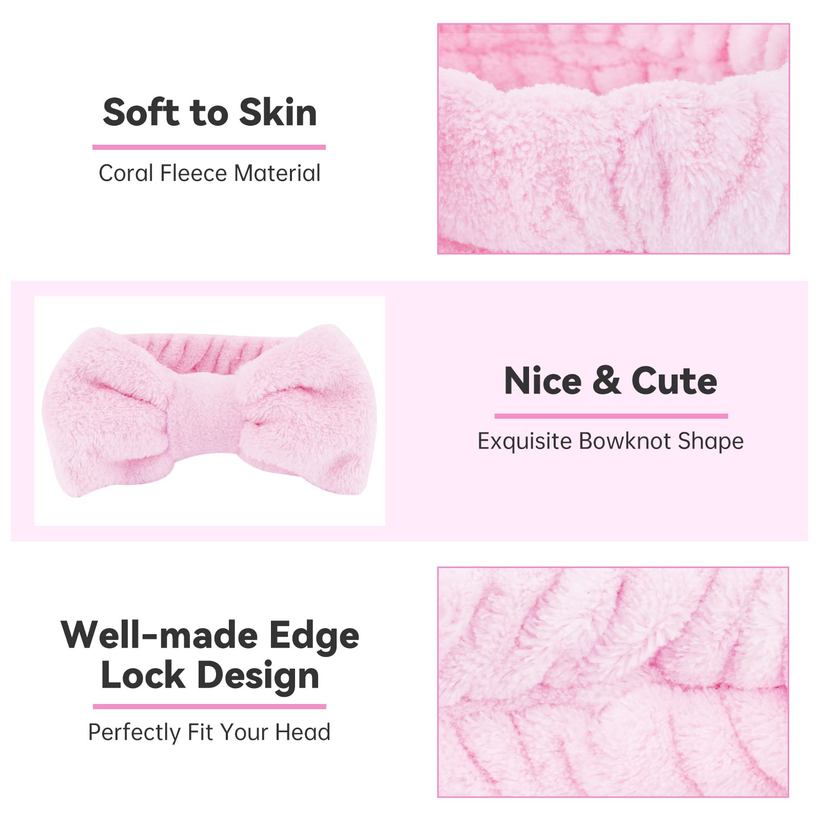 Ondder diadema spa usos múltiples para lavado facial y maquillaje
