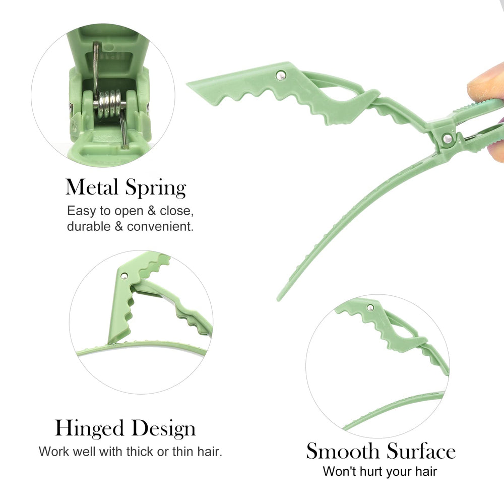 Ondder pinza con dientes resistentes para cabello grueso y fino.