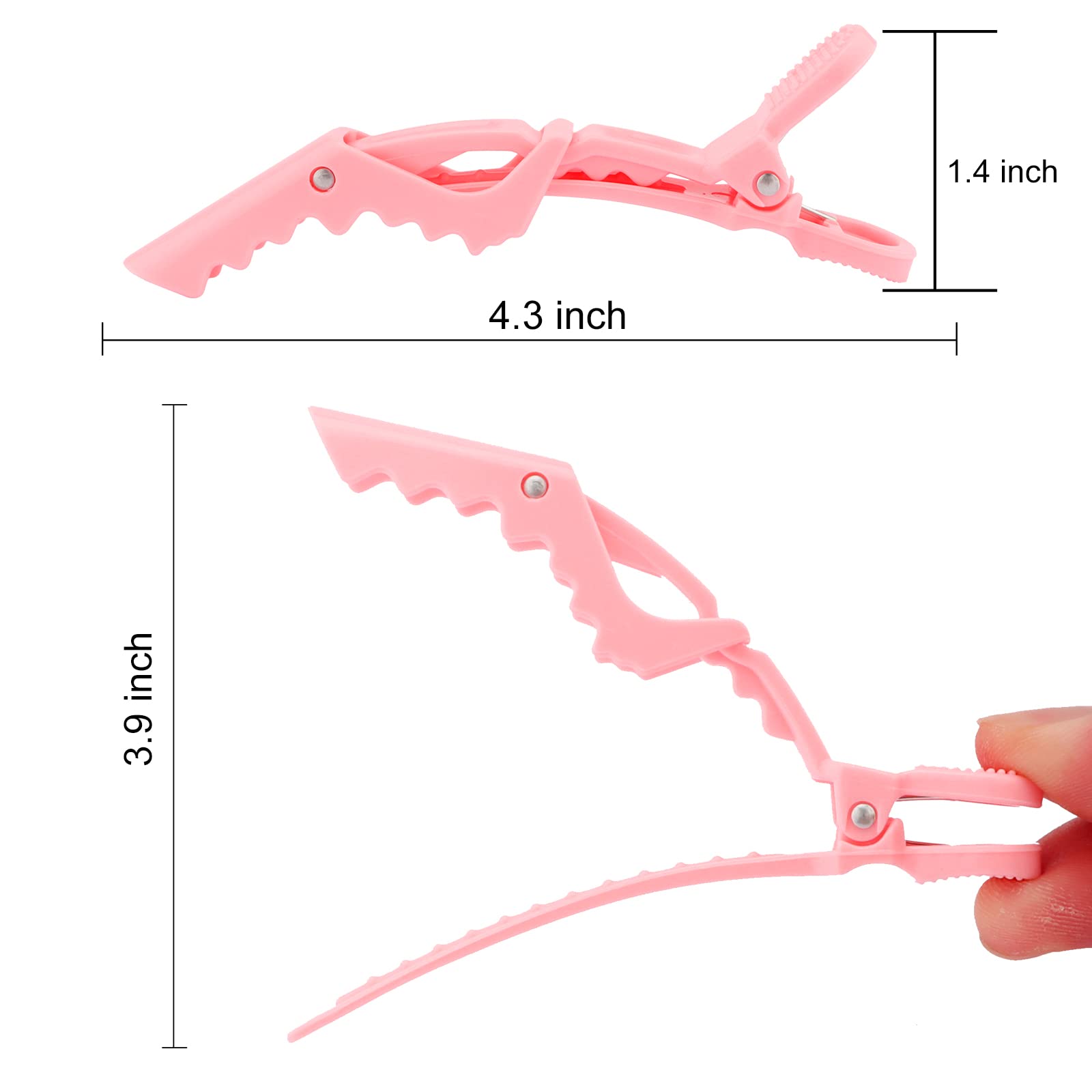 Ondder pinza de pelo multicolor para peinados diarios con sujeción suave.