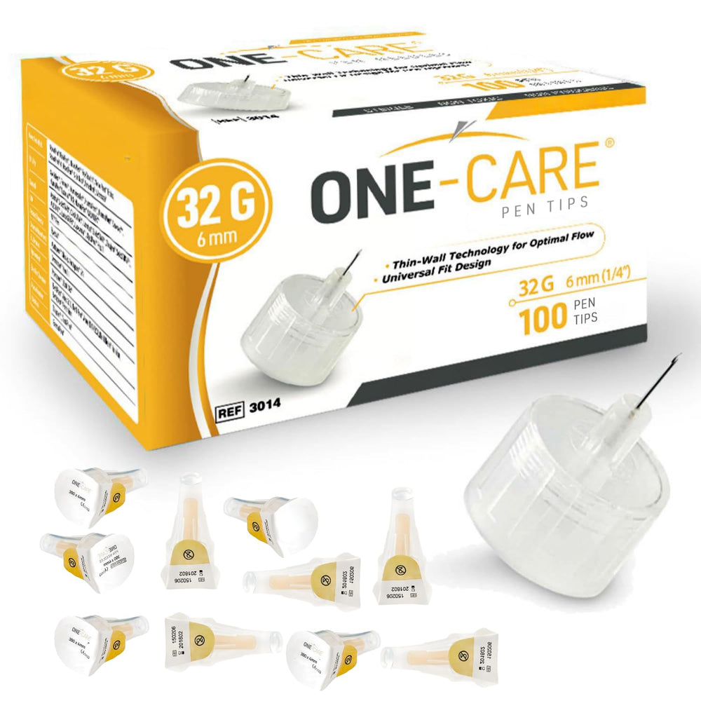 ONE-CARE Puntas 32G-6mm detalle de la punta ultrafina para precisión