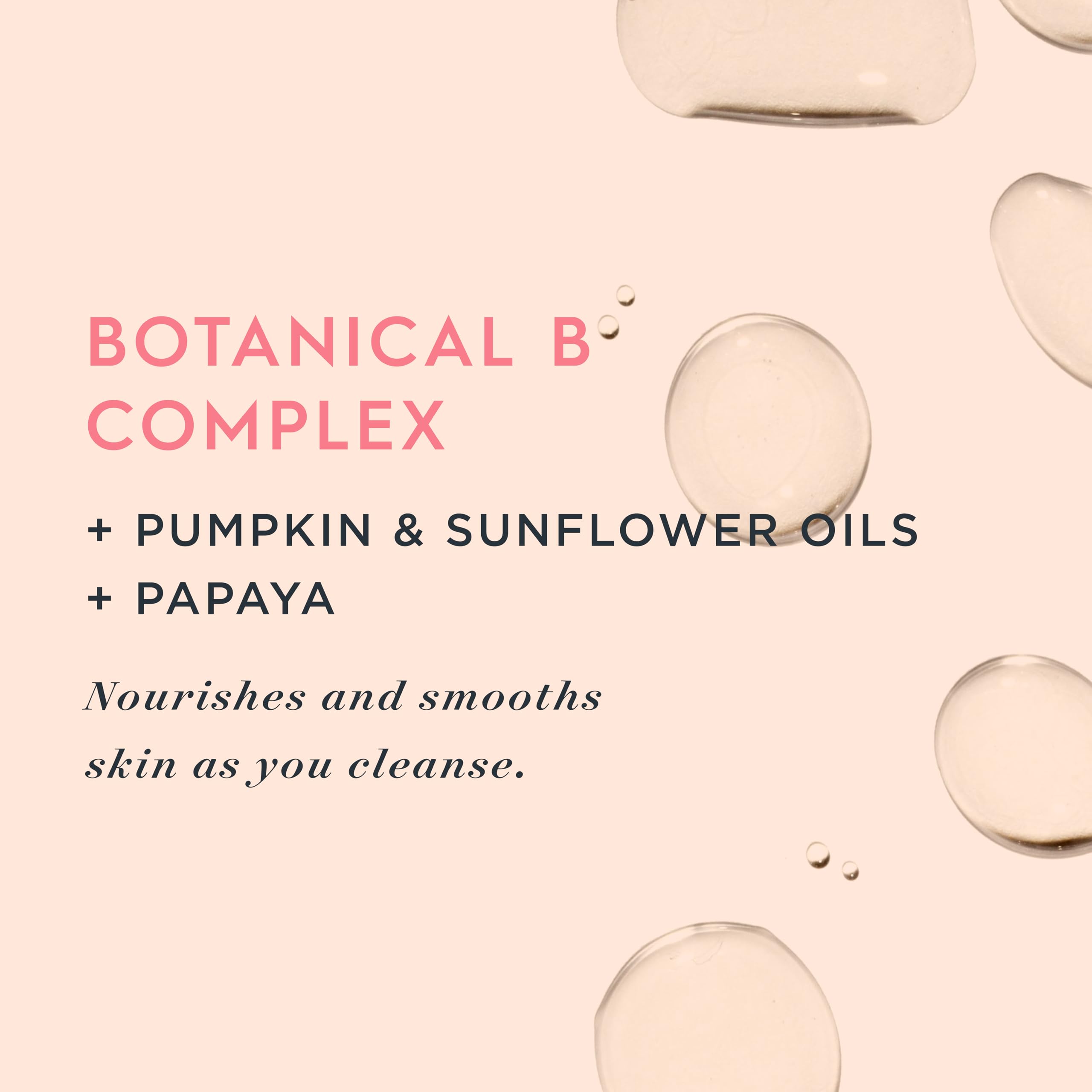 One Love Organics bottle with pump demonstrates easy, residue-free cleansing.
