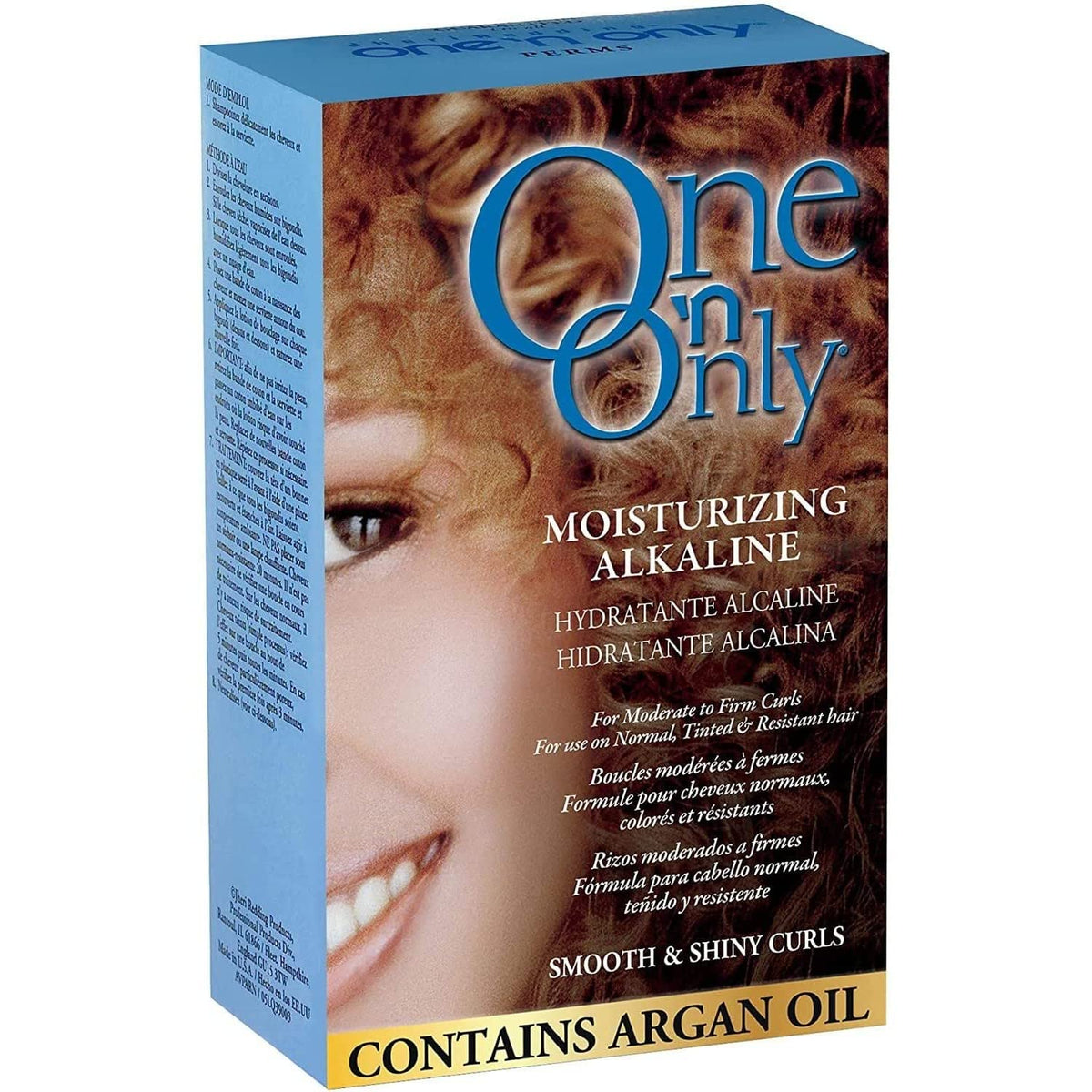 One 'N Only perm alcalina: botella del kit para rizos naturales y definidos.
