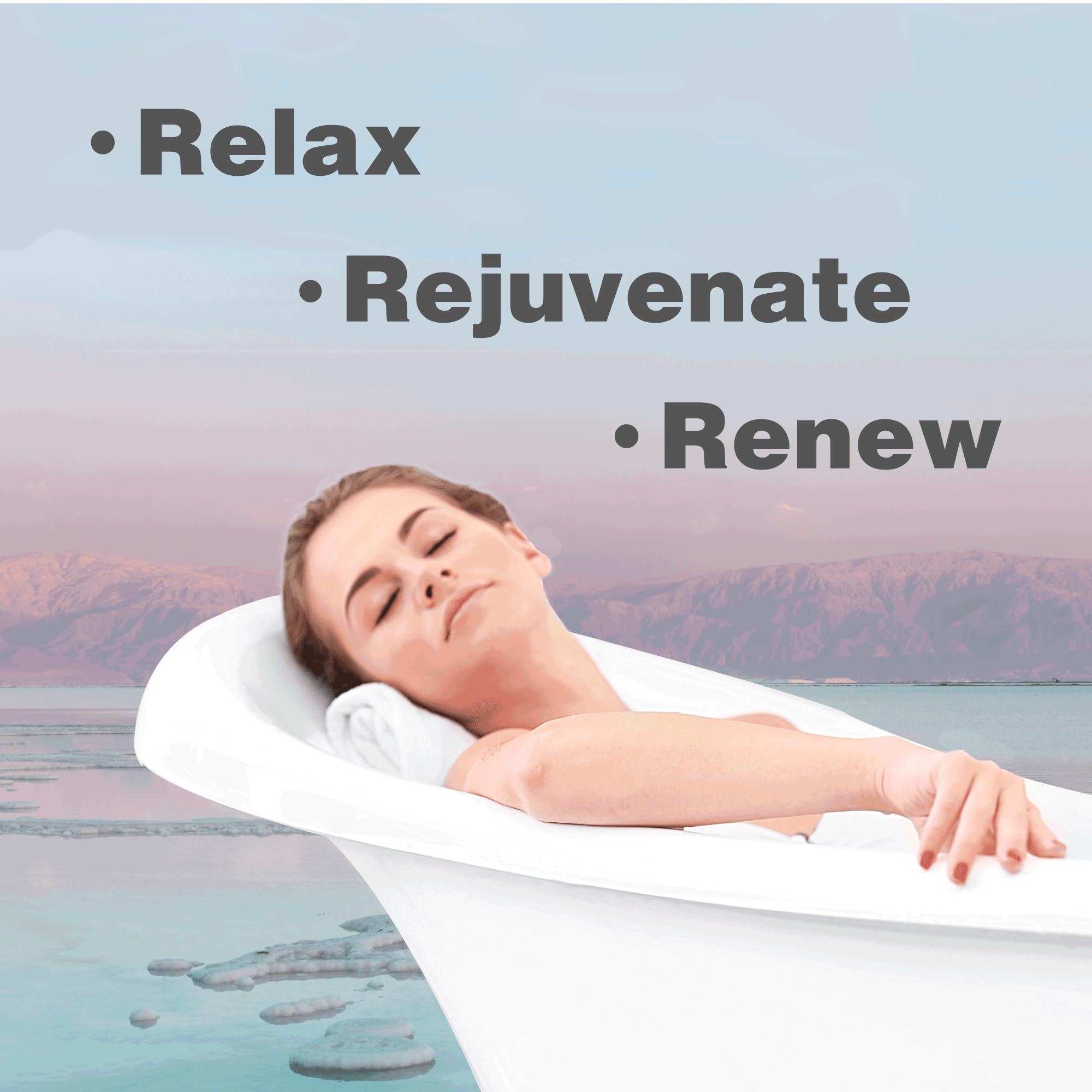 One With Nature Dead Sea Salt highlights minerals like magnesium and potassium for skin care