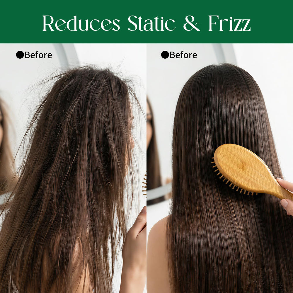 Onedor Bamboo Hair Brush suitable for all hair types and ages.