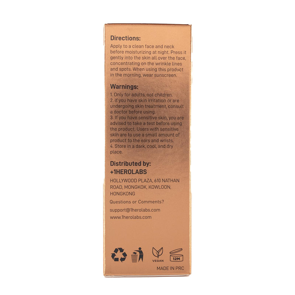 OneHerolabs Retinol Serum, tono uniforme y piel más luminosa