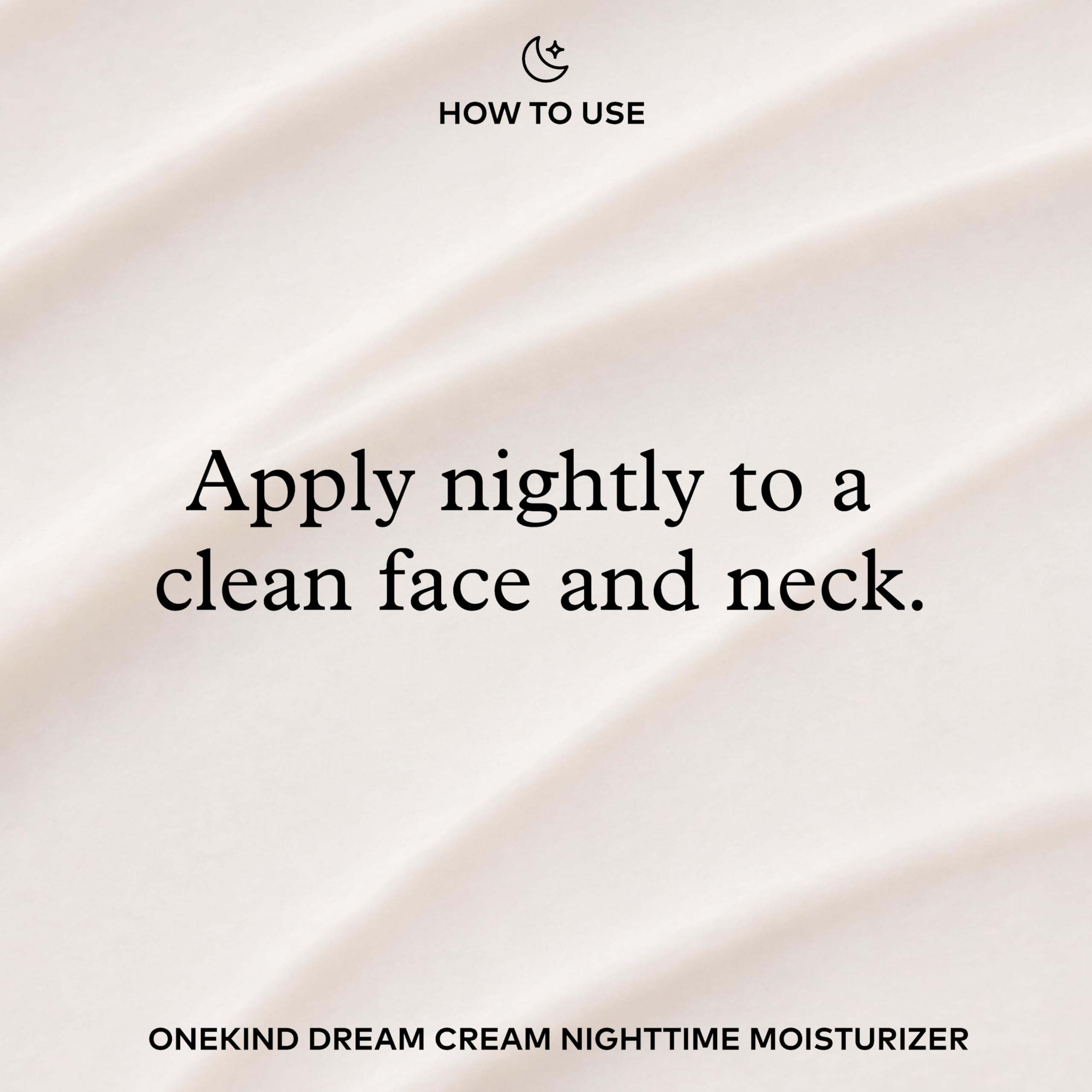 Onekind Night Moisturizer fragrance-free packaging signals gentle care