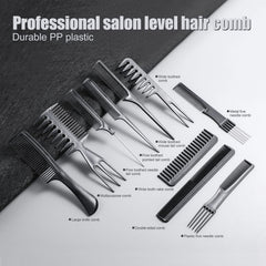 Oneleaf styling hair comb set featuring picks and lifters for volume