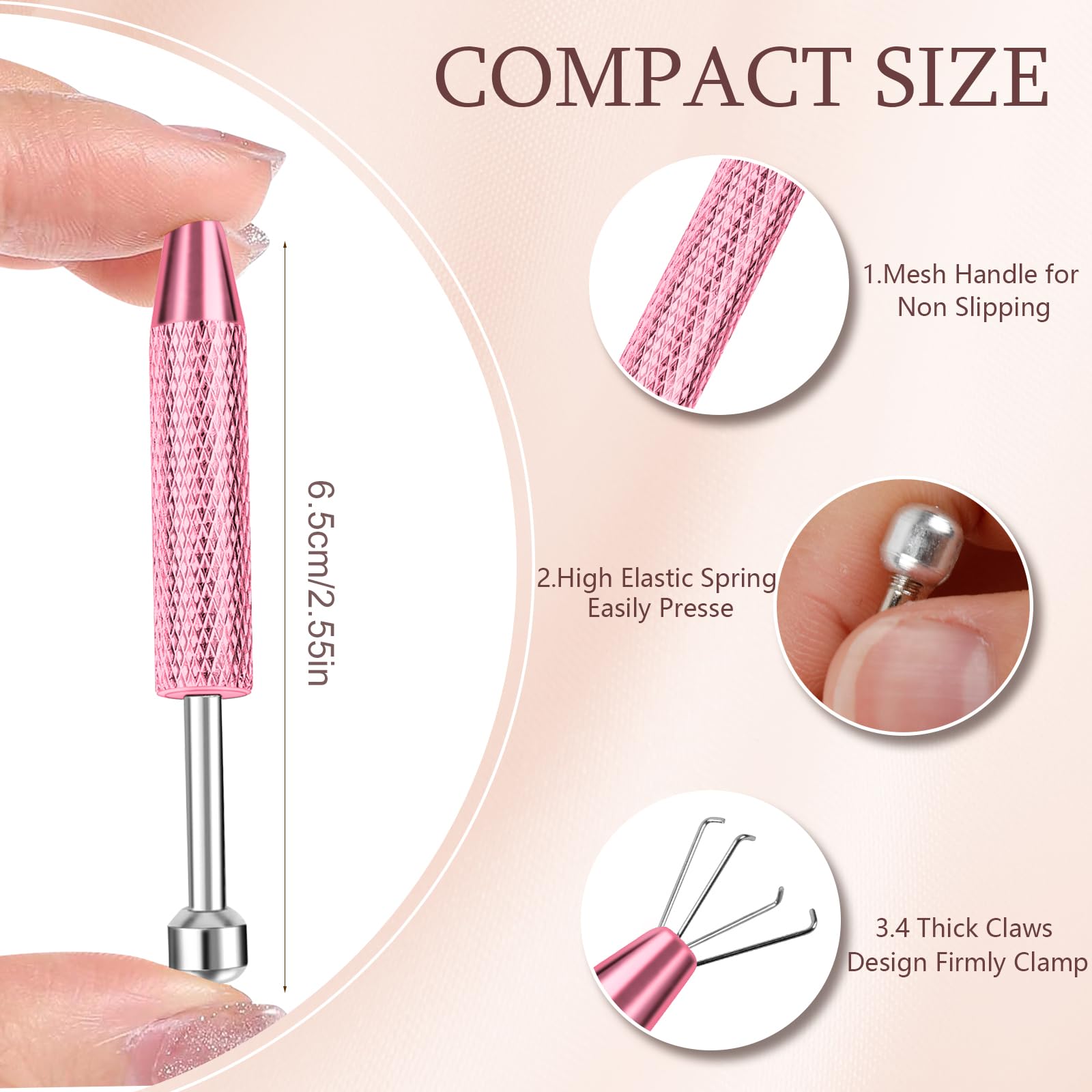 ONESING pink ball grabber kit in stainless steel for durability