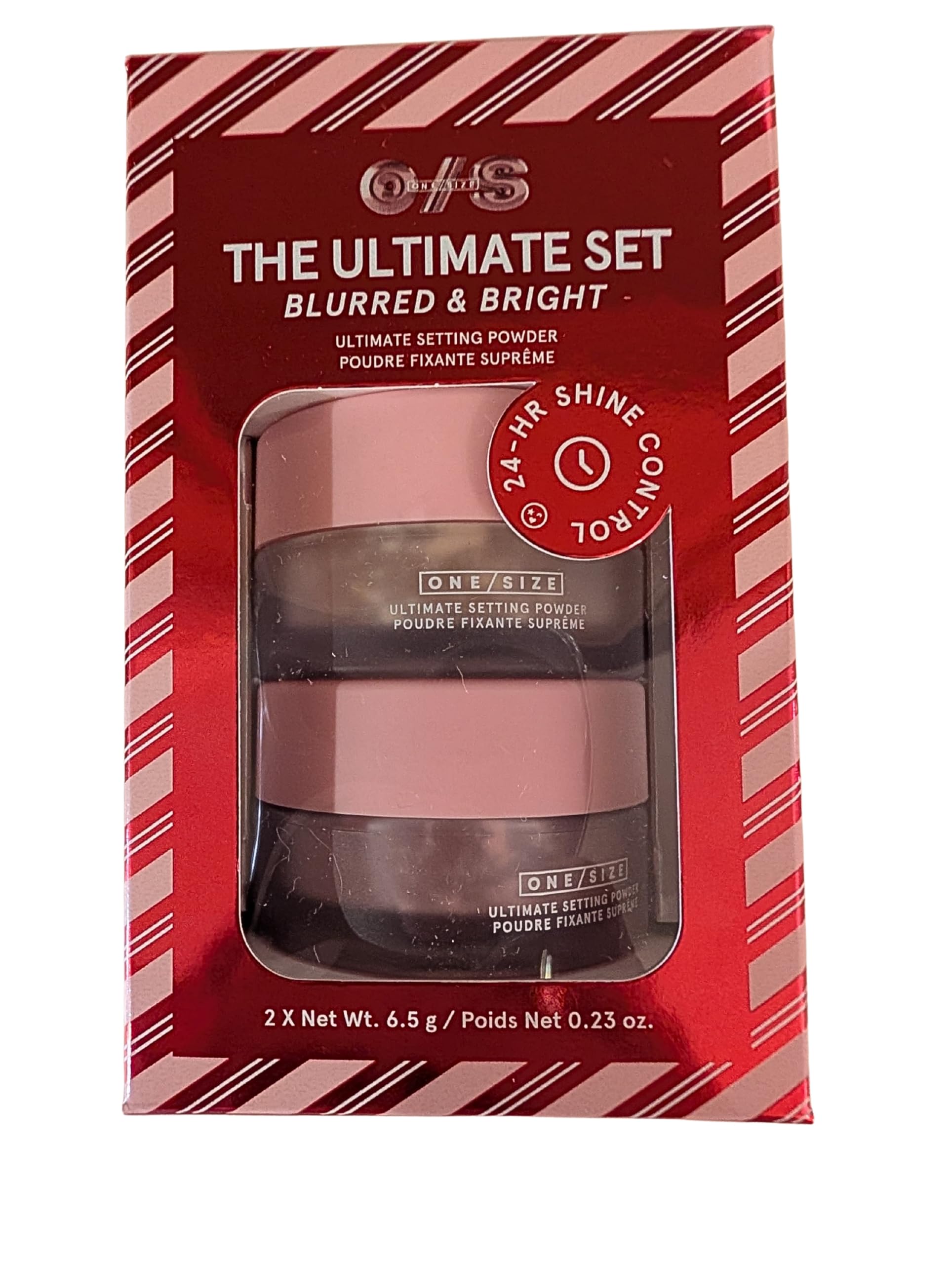 ONE/SIZE Ultimate Set Ultra Pink powder highlights and brightens facial areas for a luminous finish.