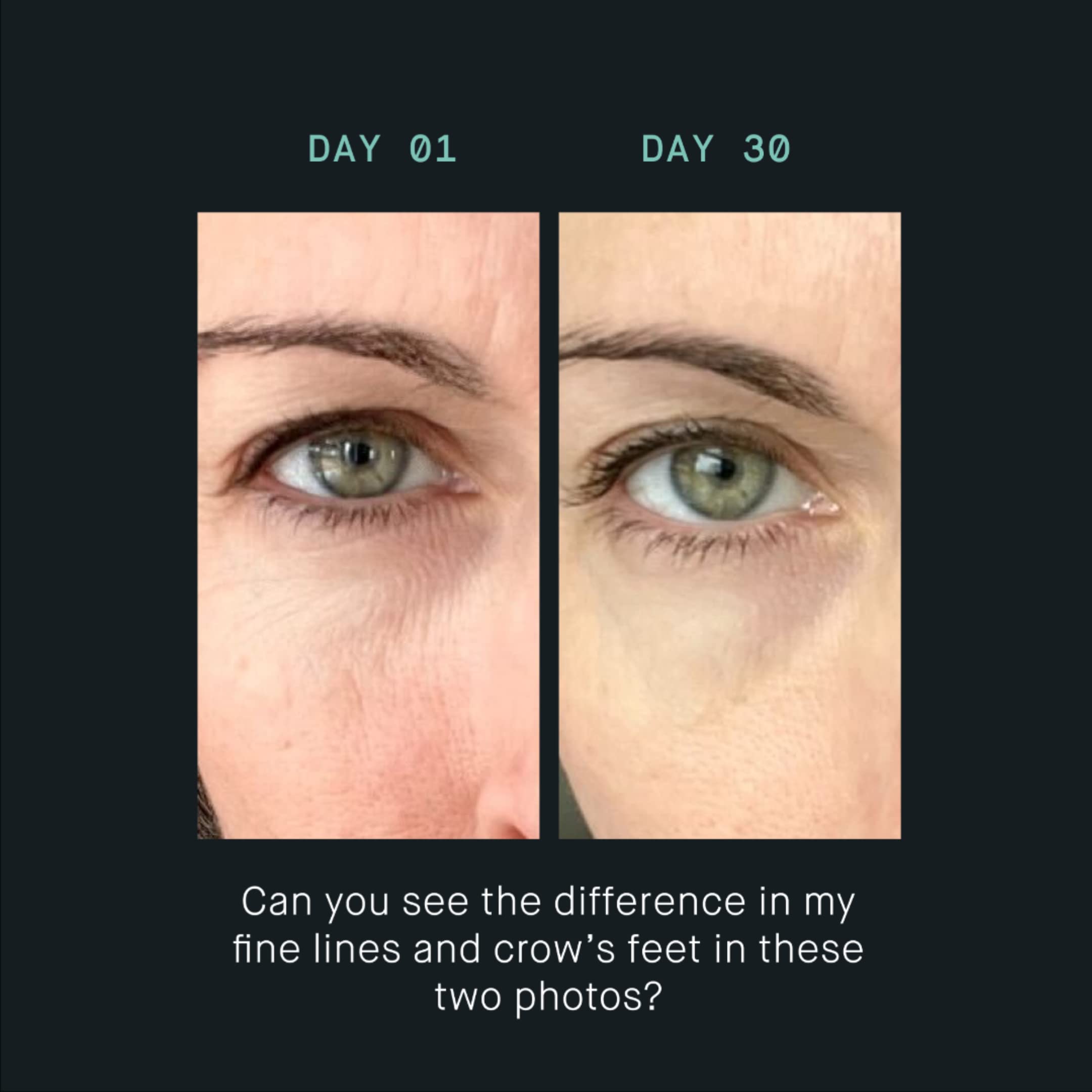 oneskin EYE OS-01 packaging on a clean vanity for routine skincare.