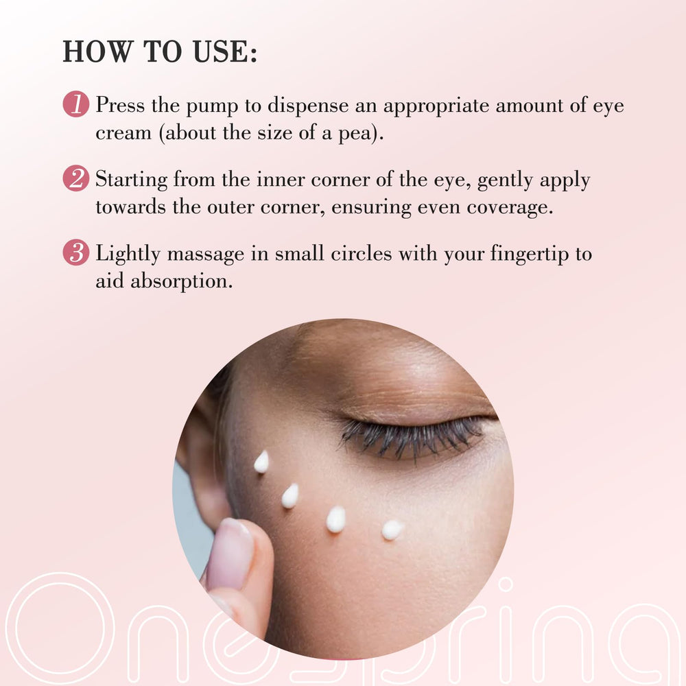 Onespring Crema para Ojos, bisabolol y alantoína, calma piel sensible
