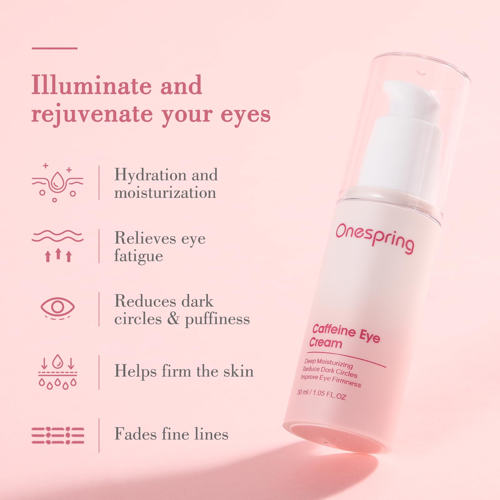 Onespring Crema para Ojos, vitamina E, antioxidante natural