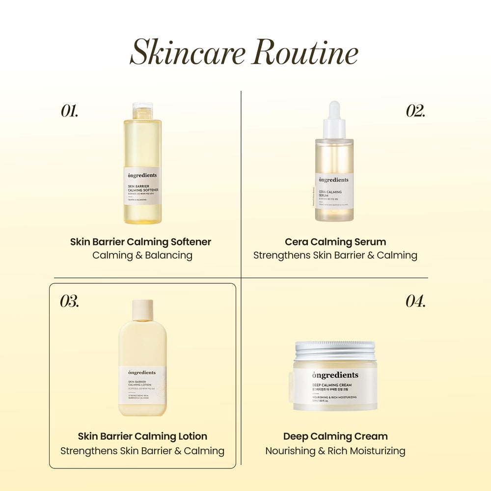 ONGREDIENTS Skin Barrier Calming Lotion is vegan and cruelty-free.