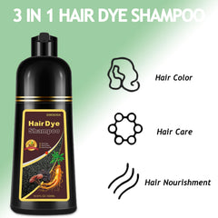 Onilyua Blonde Brown 3-in-1 shampoo color-deposit shows natural hue